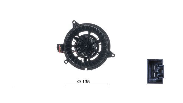 Mahle Original Interieurventilatie AB 374 000S
