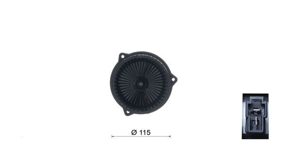 Mahle Original Interieurventilatie AB 376 000S