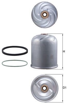 Mahle Original Oliefilter OZ 1D