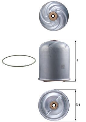 Mahle Original Oliefilter OZ 3D