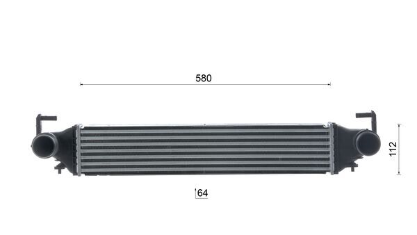 Mahle Original Interkoeler CI 683 000S