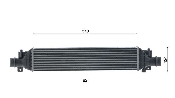 Mahle Original Interkoeler CI 690 000S