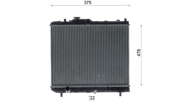 Mahle Original Radiateur CR 2687 000S