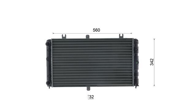 Mahle Original Radiateur CR 2693 000S