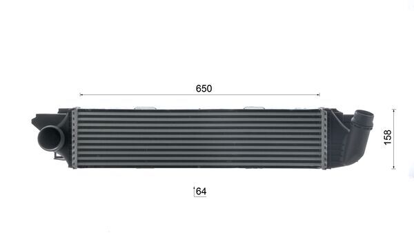Mahle Original Interkoeler CI 31 000S