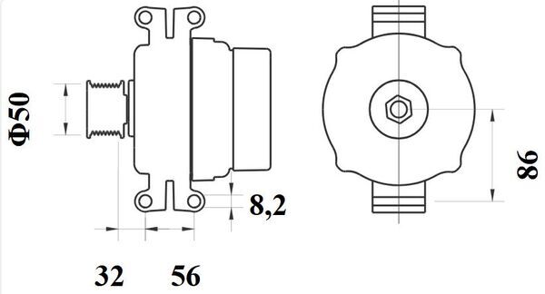 Mahle Original Dynamo / Alternator MG 1216