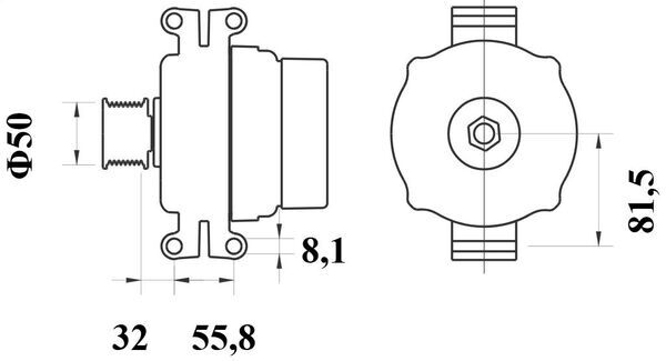 Mahle Original Dynamo / Alternator MG 1233