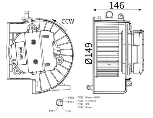 Interieurventilatie Mahle Original AB 440 000S