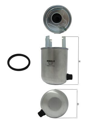 Brandstoffilter Mahle Original KL 1244D