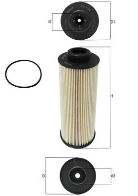 Mahle Original Brandstoffilter KX 73/2D