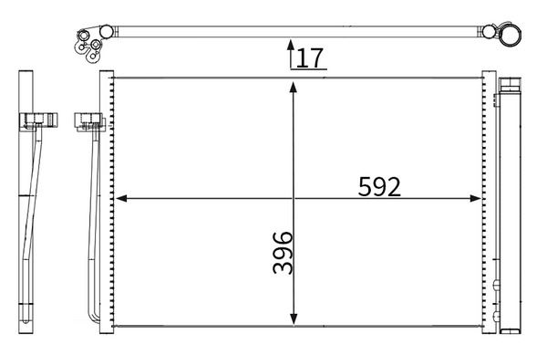 Airco condensor Mahle Original AC 344 000S
