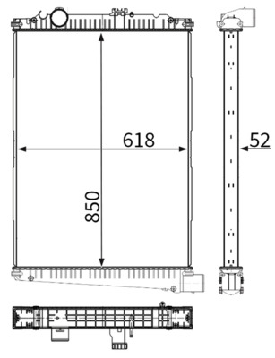 Mahle Original Radiateur CR 1047 000S