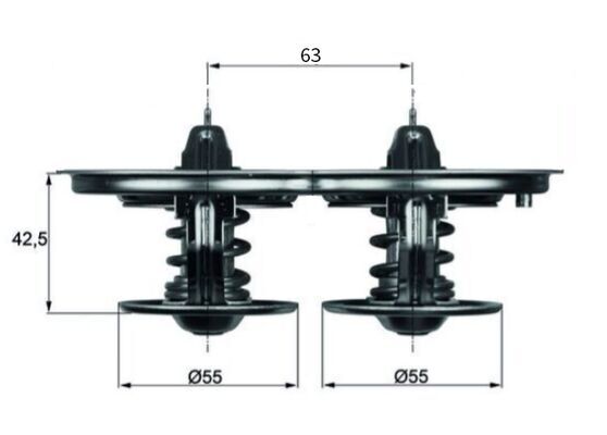 Thermostaat Mahle Original TX 32 85D