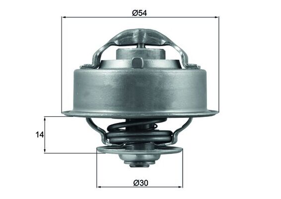 Mahle Original Thermostaat TX 124 87D