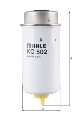 Brandstoffilter Mahle Original KC 502