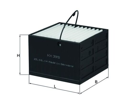 Brandstoffilter Mahle Original KX 395