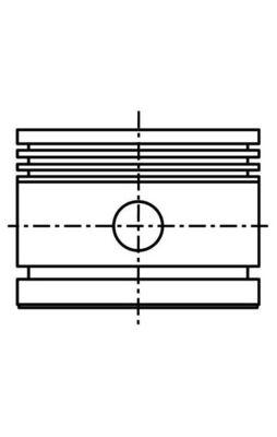 Zuiger Mahle Original 592 46 00