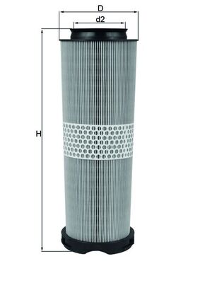 Luchtfilter Mahle Original LX 1020/1