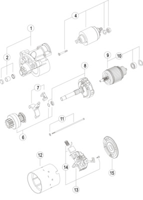 Mahle Original Starter MS 410