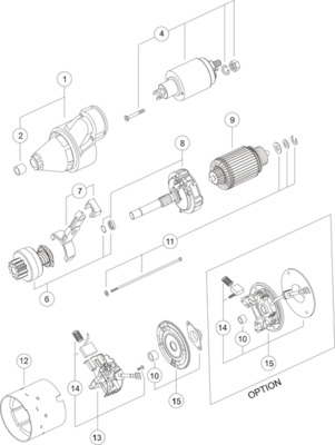 Mahle Original Starter MS 304