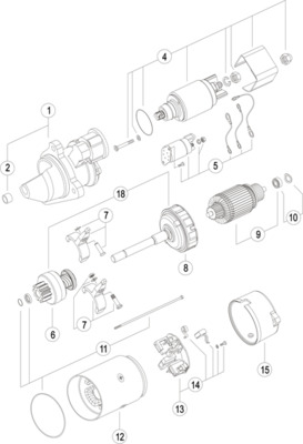 Mahle Original Starter MS 232