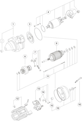 Mahle Original Starter MS 243