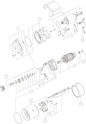 Mahle Original Starter MS 61