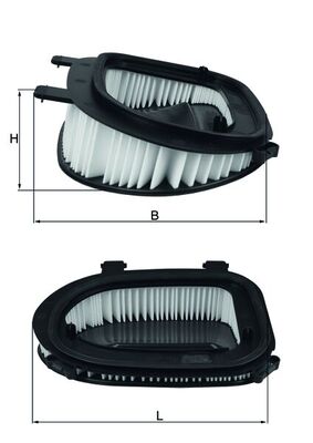 Mahle Original Luchtfilter LX 3541