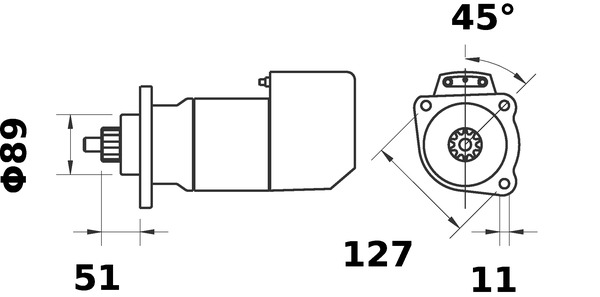 Mahle Original Starter MS 526