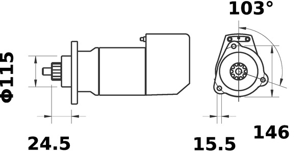 Mahle Original Starter MS 492