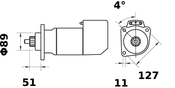 Mahle Original Starter MS 476
