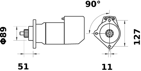 Mahle Original Starter MS 470