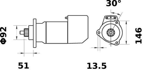 Mahle Original Starter MS 471