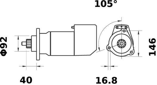 Mahle Original Starter MS 460
