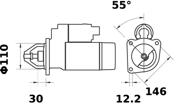 Mahle Original Starter MS 448