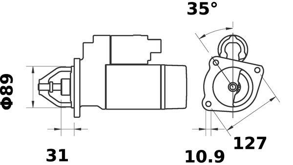 Mahle Original Starter MS 423