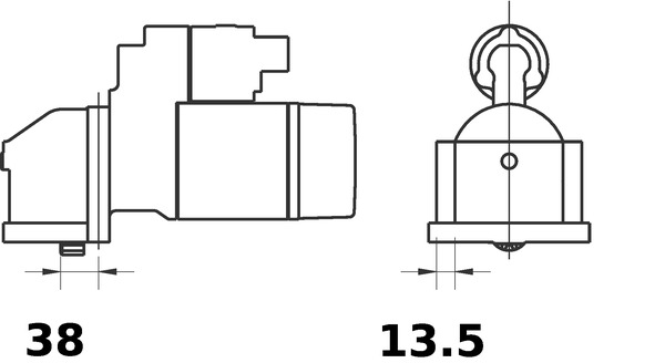 Mahle Original Starter MS 422