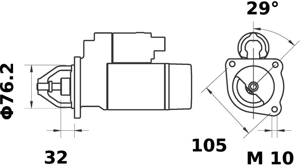 Mahle Original Starter MS 410