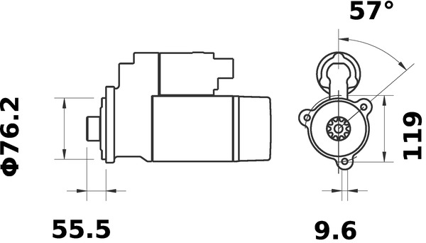 Mahle Original Starter MS 384