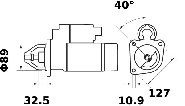 Mahle Original Starter MS 385