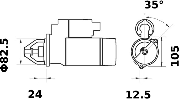Mahle Original Starter MS 336