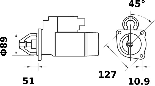 Mahle Original Starter MS 325