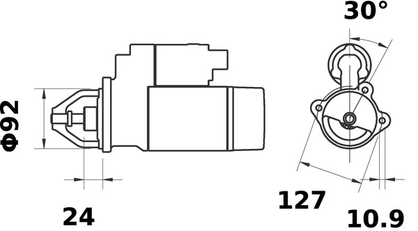 Mahle Original Starter MS 318