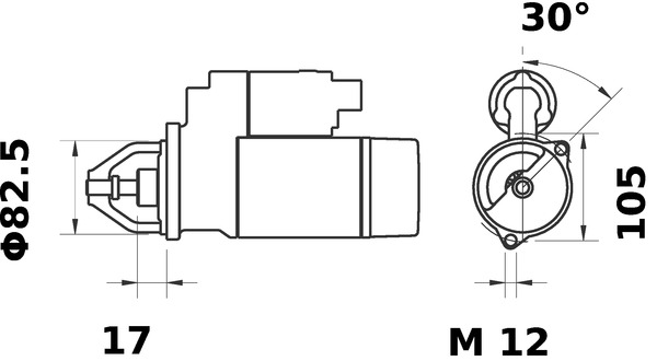 Mahle Original Starter MS 304