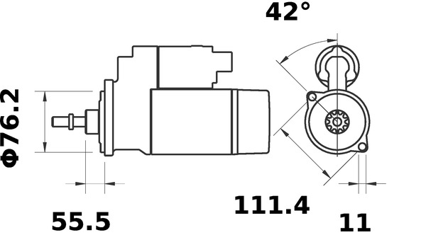 Mahle Original Starter MS 306