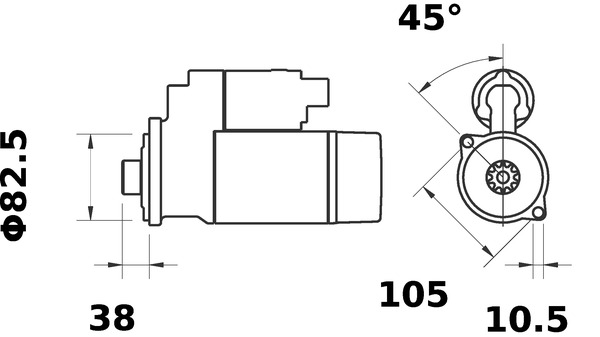 Mahle Original Starter MS 292