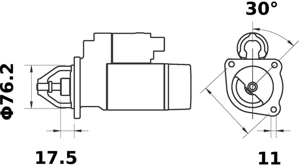 Mahle Original Starter MS 284