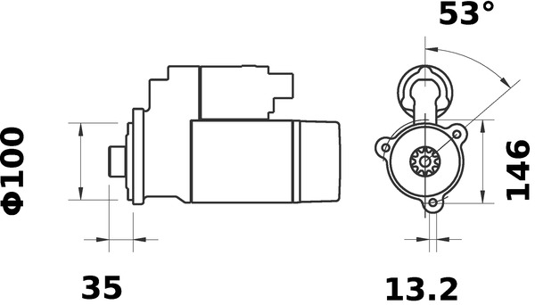 Mahle Original Starter MS 286