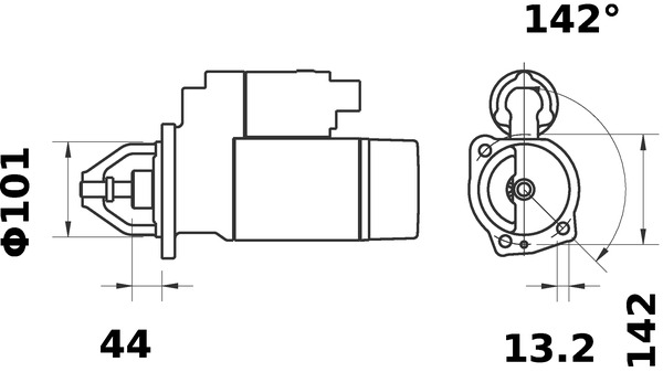 Mahle Original Starter MS 258