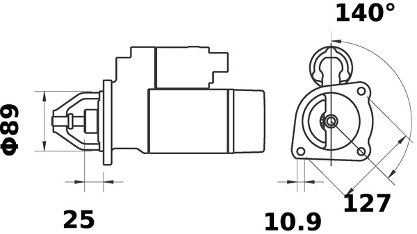 Mahle Original Starter MS 223